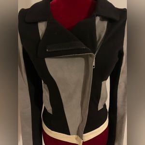 Love Zooey Tri Colored Moto Jacket